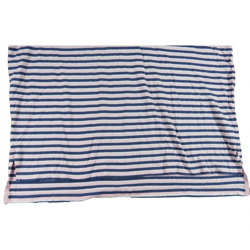 Polo Golf Ralph Lauren Shirt Men XL Pima Cotton Striped Pink Navy Blue Short